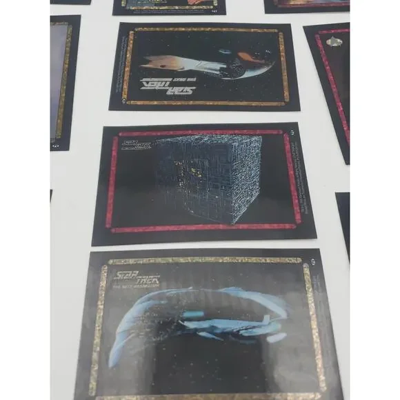 1996 90s STAR TREK LOT OF 10 VENDING MACHINE STICKER PRISM PICARD SPACESHIP - Picture 9 of 10